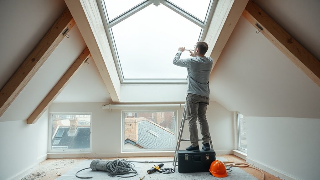 Electric Skylight Installation Morden