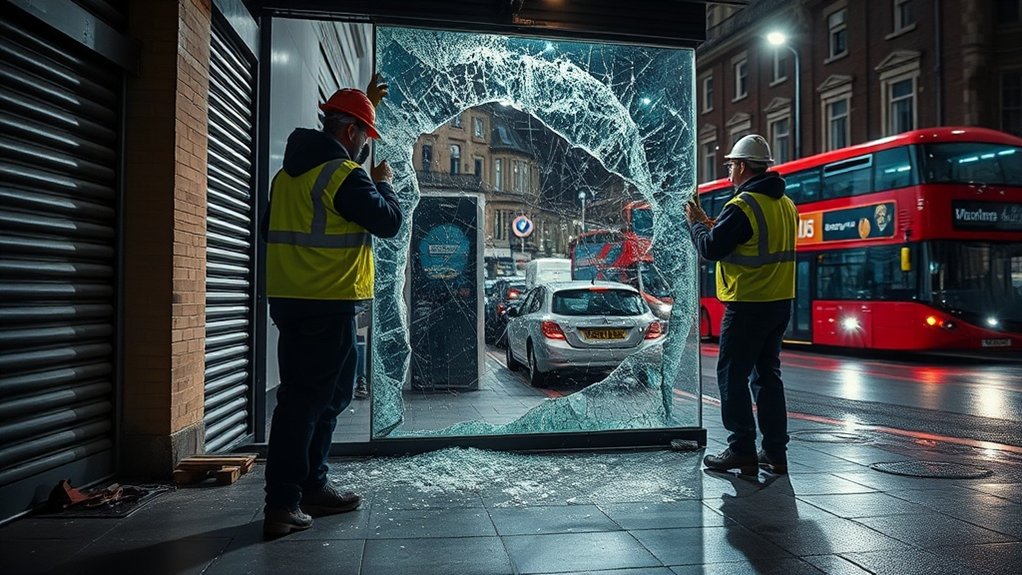 Emergency Shop Front Repair Morden