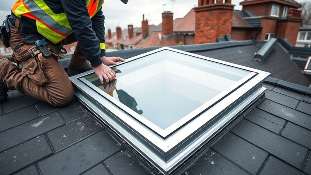 Skylight Installation Morden Hall Park
